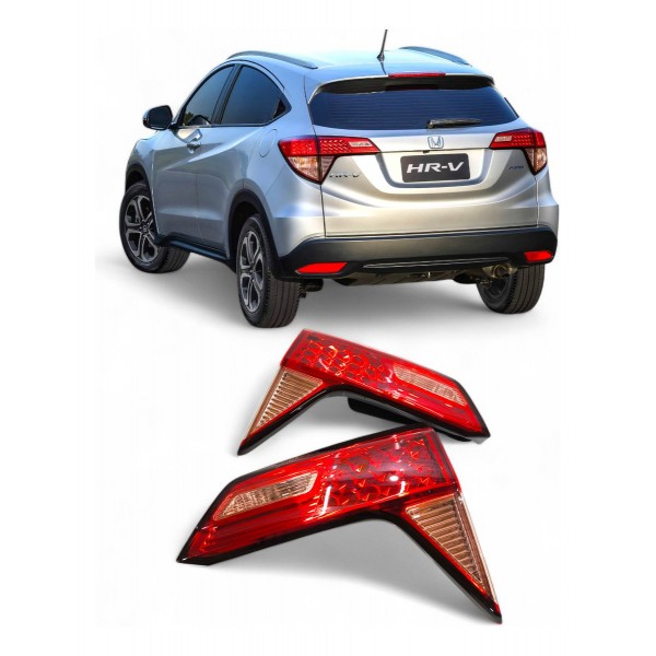 Par Lanterna Tampa Traseira Honda H-rv 2015 2016 2017 2018