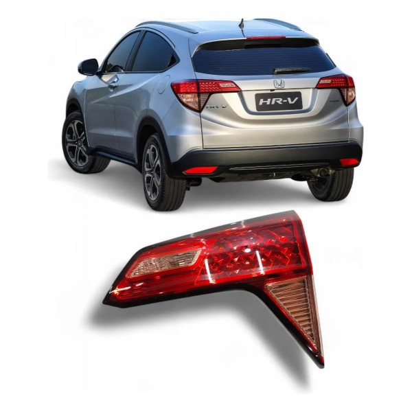 Par Lanterna Tampa Traseira Honda H-rv 2015 2016 2017 2018 Ambos Lados Vermelho