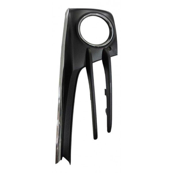 Moldura Direita Parachoque Milha Vw Fox Spacefox 2015 A 2018 Cromado/preto Direito