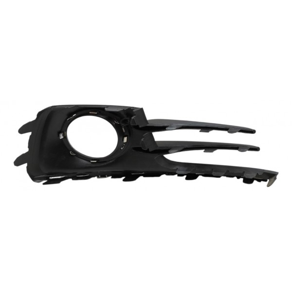 Moldura Esquerda Parachoque Milha Vw Fox Spacefox 2015 2018 Preto/cromado Esquerdo