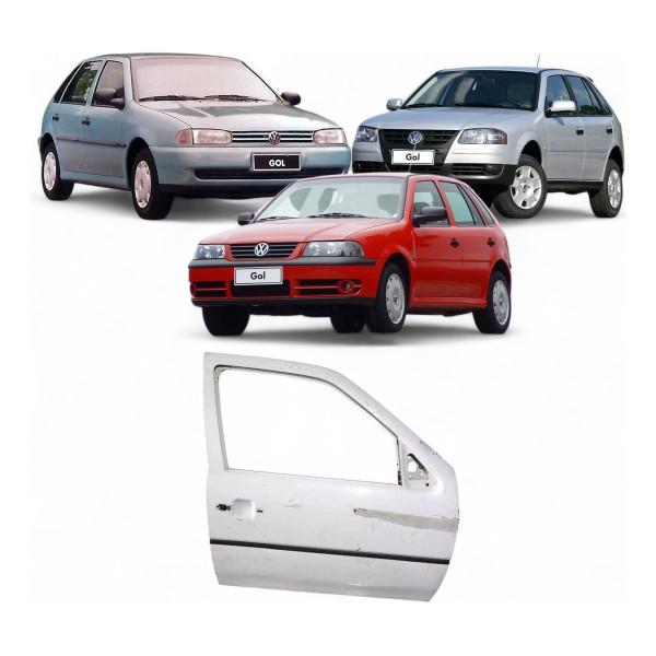Porta Vw Gol G2 G3 G4 2001 A 2010 Dianteira Direita 4 Portas