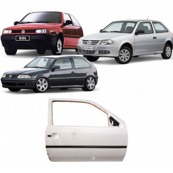 Porta Dianteira Direita Vw Gol G2 G3 G4 1997 A 2011 2 Portas