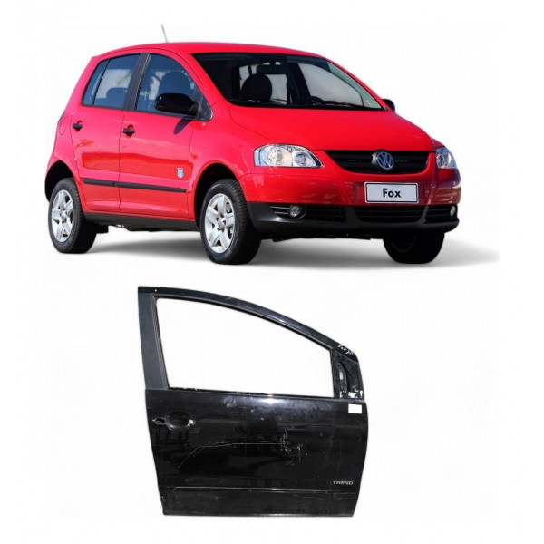 Porta Dianteira Direita Vw Fox 2011 2012 2013 2014 2 Furos