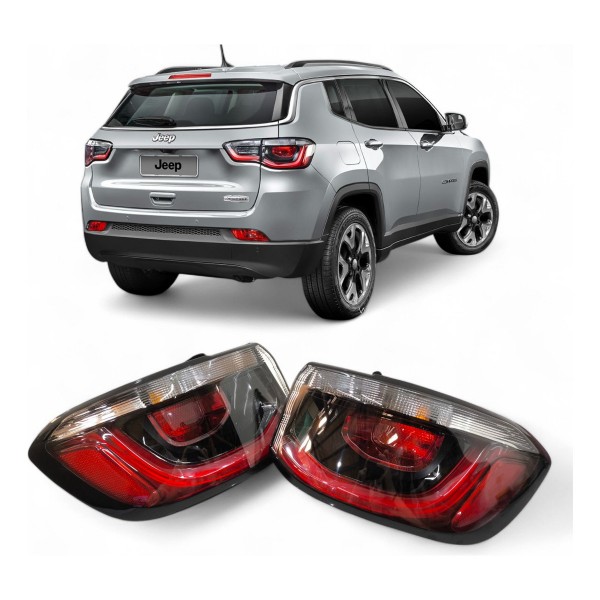 Par Lanterna Jeep Compass 2017 2018 2019 2020 2021 Led