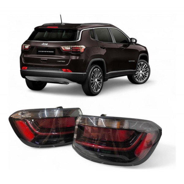 Par Lanterna Jeep Compass T350 T270 2022 2023 2024 Led Ambos Lados Vermelho Par Lanterna Jeep Compass T350 T270 2022 2023 2024 Led Ambos Lados Vermelho