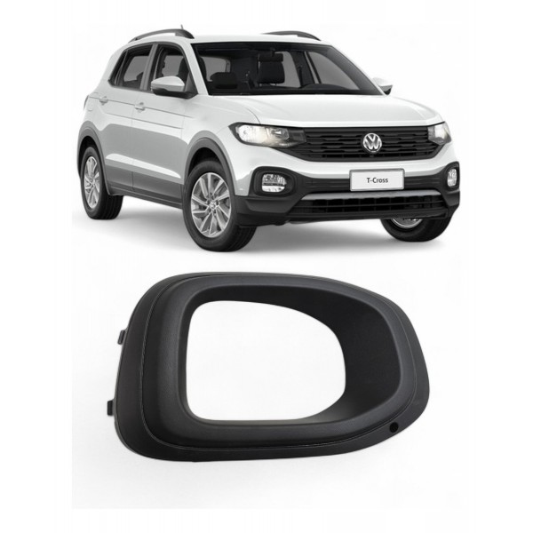 Moldura Farol Milha Direito Vw Tcross 2019 2020 2021 2022