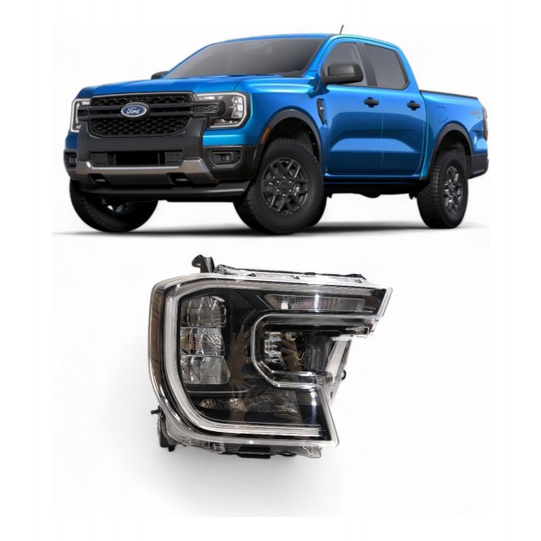 Faro Direito Ford Ranger 2023 2024 2025 Full Led Original