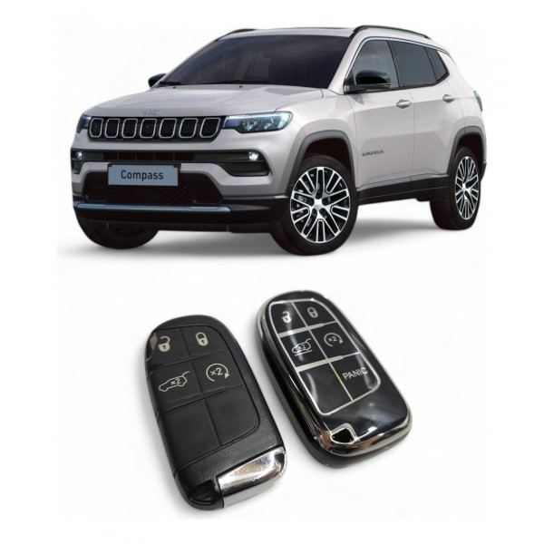 Capa Chave Presença Jeep Compass 2017 2018 2019 2020 A 2023