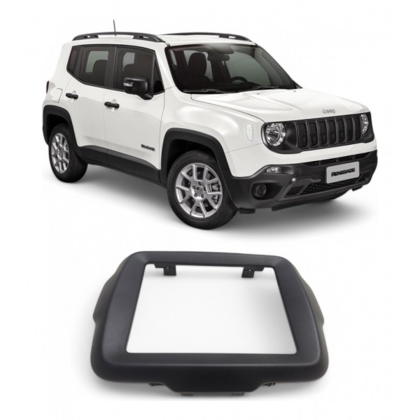 Moldura Painel Multimida Jeep Renegade 2019 2020 2021 2022