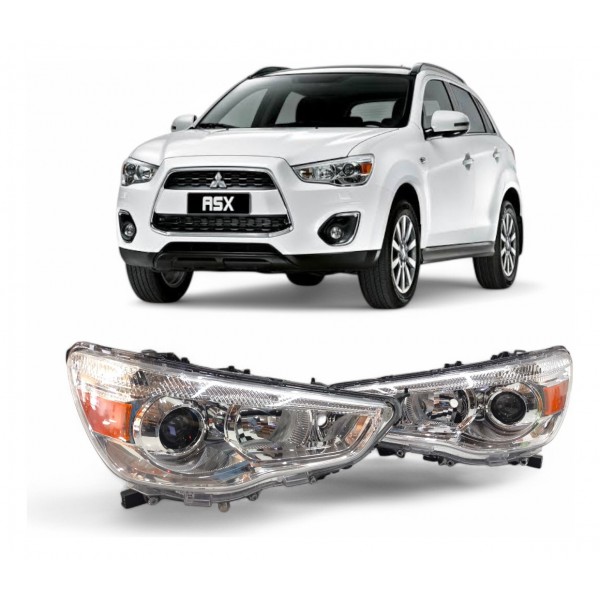Par Farol Mitsubishi Asx 2012 2013 2014 2015 A 2021 Cromado