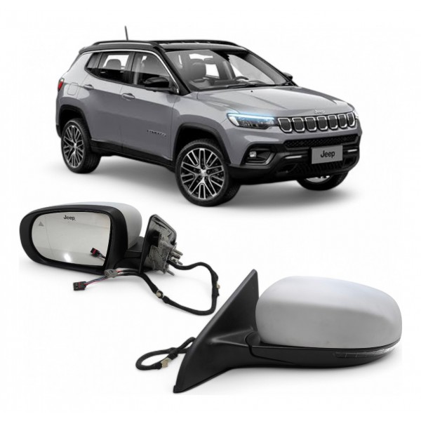 Retrovisor Esquerdo Compass Pto Fold Limited 2018 A 2024