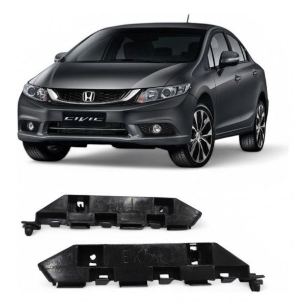 Guia Parachoque Dianteiro Honda Civic G9 2012 2013 A 2016