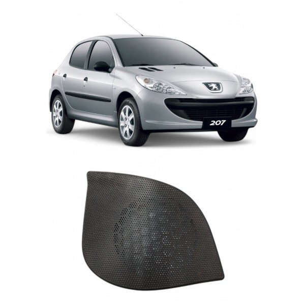 Grade Tela Alto Falante Esquerdo Peugeot 207 2004 A 2008