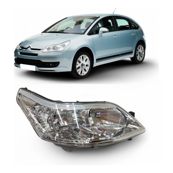 Farol Direito Citroen C4 Pallas 2004 2005 2006 A 2011 Hatch