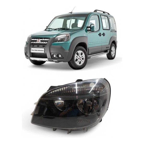 Farol Esquerdo Fiat Doblo Adventure 2012 2013 2015 A 2021