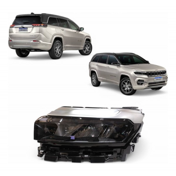 Farol Jeep Commander 2022 2023 2024 2025 Original