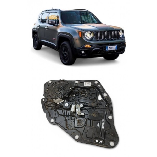 Maquina Vidro Traseiro Direito Jeep Renegade 2016 A 2020