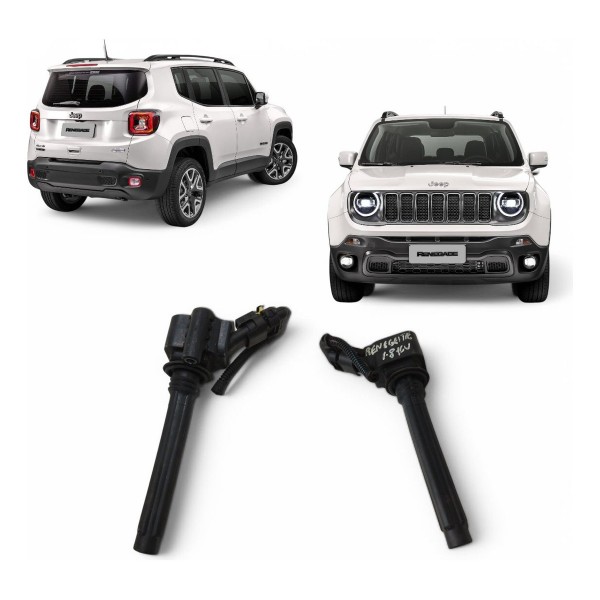 Bobina Ignição Renegade 1.8 16v 2016 2017 2018 2019 A 2021