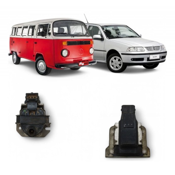 Bobina Ignição Vw Kombi Gol G2 1996 1997 1998 1999 A 2005