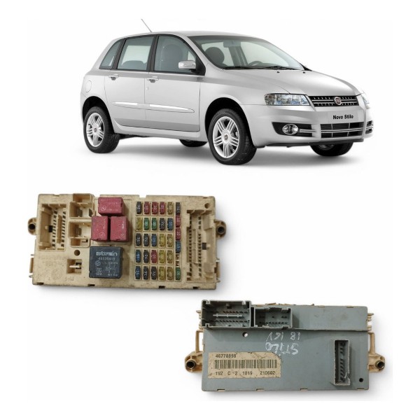 Caixa Fusível Fiat Stilo 1.8 2004 2005 2006 2007 2008 2009