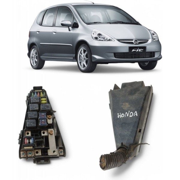 Caixa Fusível Honda Fit 1.5 16v Manual 2005 2006 2007 2008