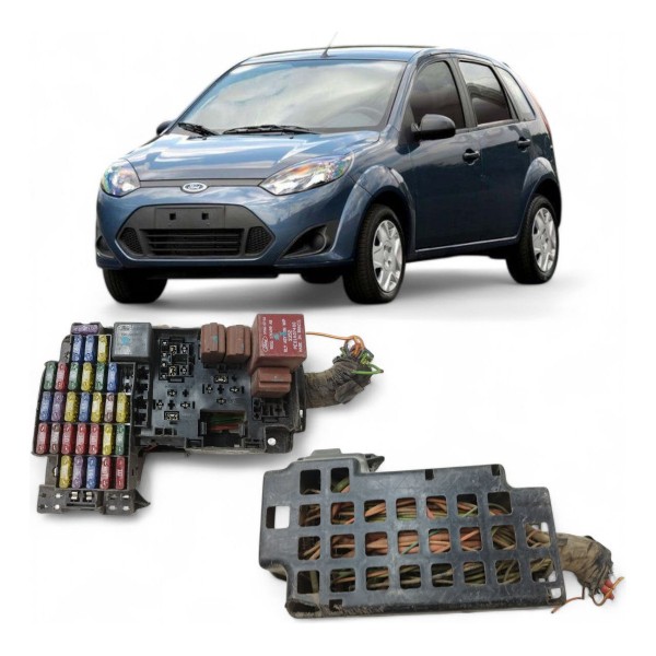 Caixa Fusível Ford Fiesta 1.0 8v Zetec 2010 2011 2012 2013