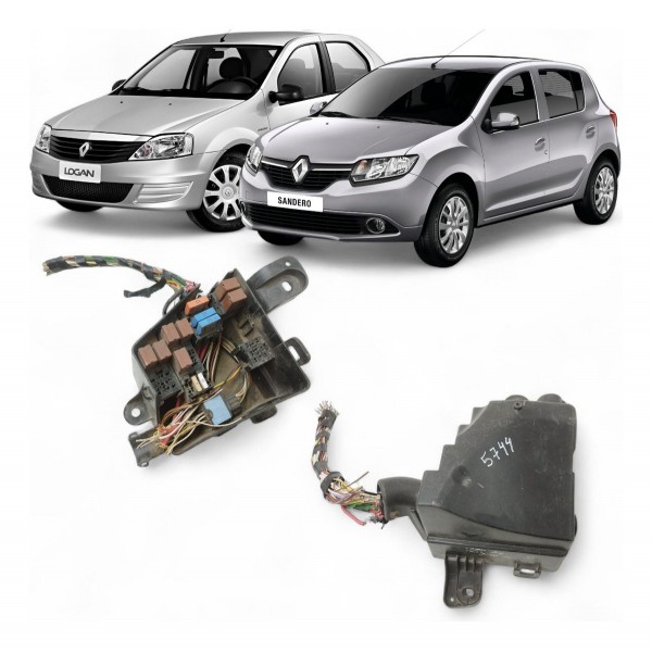 Caixa Fusível Sandero Logan 1.6 16v 2010 2011 2012 2013 2014