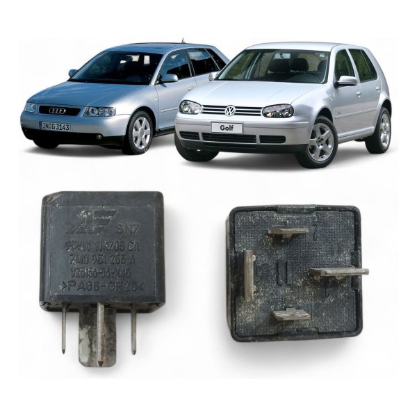 Relé Auxiliar Caixa Fusível Vw Golf Audi A3 2001 2002 A 2006