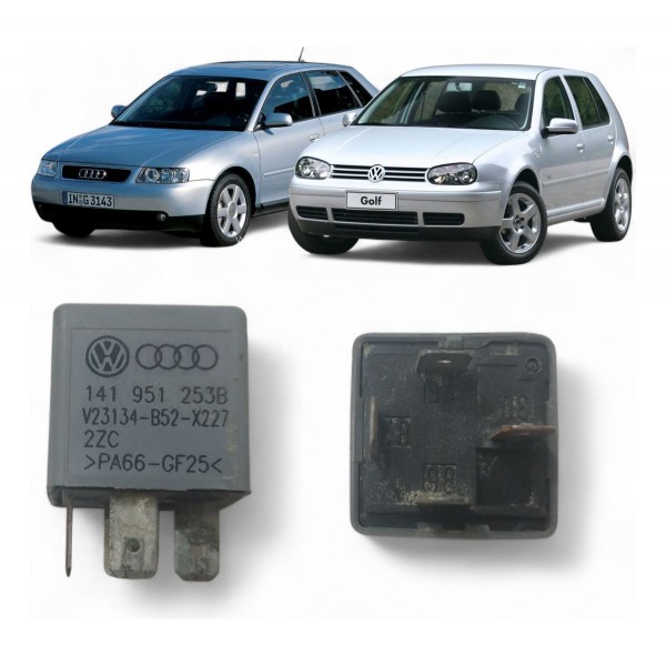 Relé Auxiliar Caixa Fusível Vw Golf Audi A3 2001 2002 A 2006