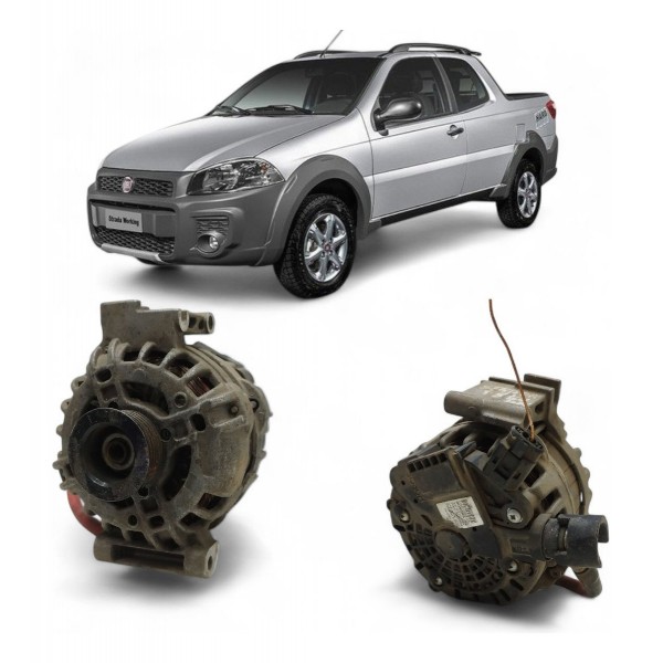 Alternador Fiat Strada 1.8 2006 2007 2008 2009  2010 A 2014
