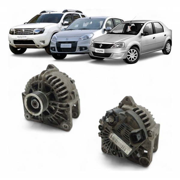 Alternador Renault Sandero Logan Duster 2011 2012 2013 2014