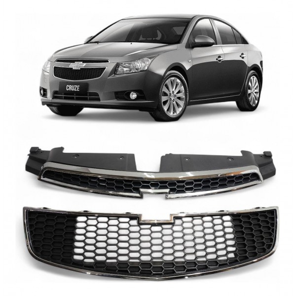 Kit Grade Parachoque Superior Central Cruze 2012 2013 A 2016