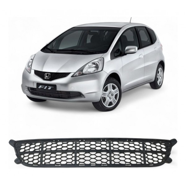 Grade Inferior Parachoque Honda Fit 2012 2013 2014 Original