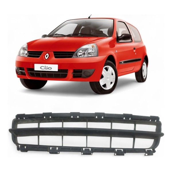 Grade Parachoque Renault Clio 2006 2007 2008 2009 A 2012