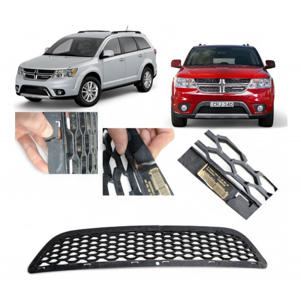 Grade Inferior Parachoque Dianteiro Dodge Journey 2009 2020