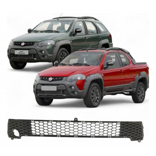 Grade Inferior Parachoque Fiat Strada Palio 2013 2014 A 2020