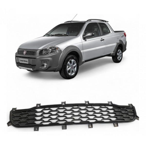 Grade Inferior Parachoque Fiat Strada Working 2014 A 2019