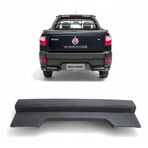Moldura Parachoque Traseiro Fiat Strada Working 2014 A 2020