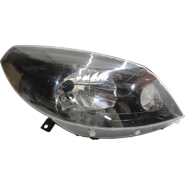Farol Direito Sandero 2012 A 2014 Com Detalhe Máscara Negra Direito/passageiro