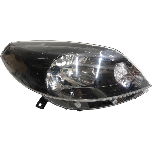 Farol Direito Sandero 2012 A 2014 Com Detalhe Máscara Negra Direito/passageiro