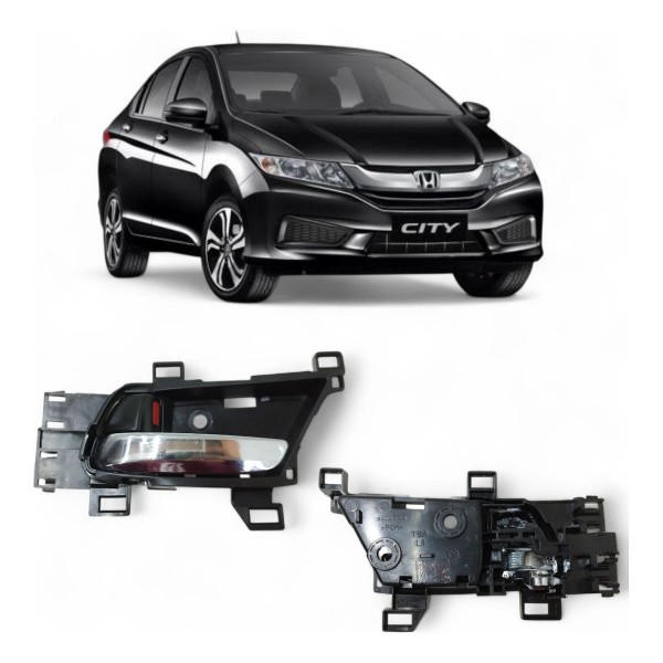 Maçaneta Interna Esquerda Honda City 2015 2016 2017 2018