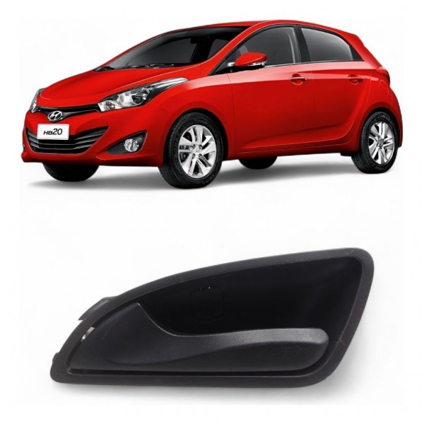 Maçaneta Interna Esquerda Hyundai Hb20 2013 2014 2015 A 2019