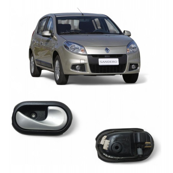 Maçaneta Interna Traseira Direita Renault Sandero 2007 2014