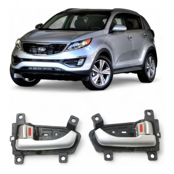 Par Maçaneta Interna Kia Sportage 2012 2013 2014 2015 2016