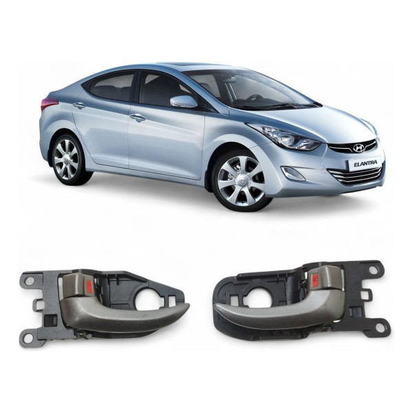 Par Maçaneta Interna Hyundai Elantra 2012 2013 2014 2015