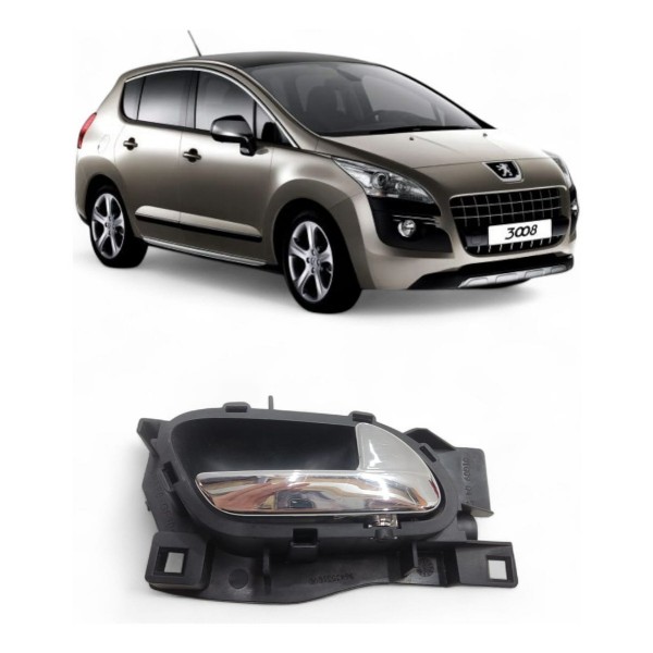 Maçaneta Interna Peugeot 3008 2011 2012 2013 2014 2015