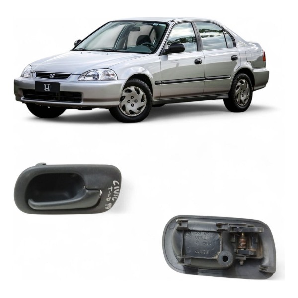 Maçaneta Interna Honda Civic 1996 1997 1998 1999 2000