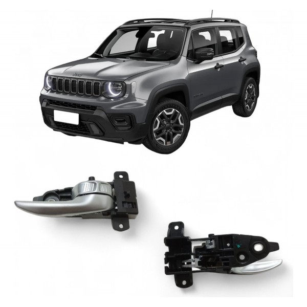 Maçaneta Interna Direita Jeep Renegade 2015 2016 2017 2018