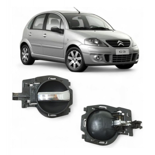 Maçaneta Interna Traseira Esquerda Citroen C3 2005 A 2010