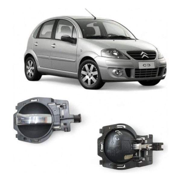 Maçaneta Interna Citroen C3 2005 2006 2007 2008 2009 2010